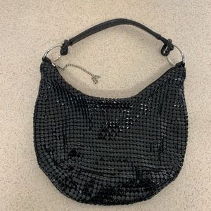 Black Sequin Mini Bag/ Clutch/ Wristlet/ Handbag